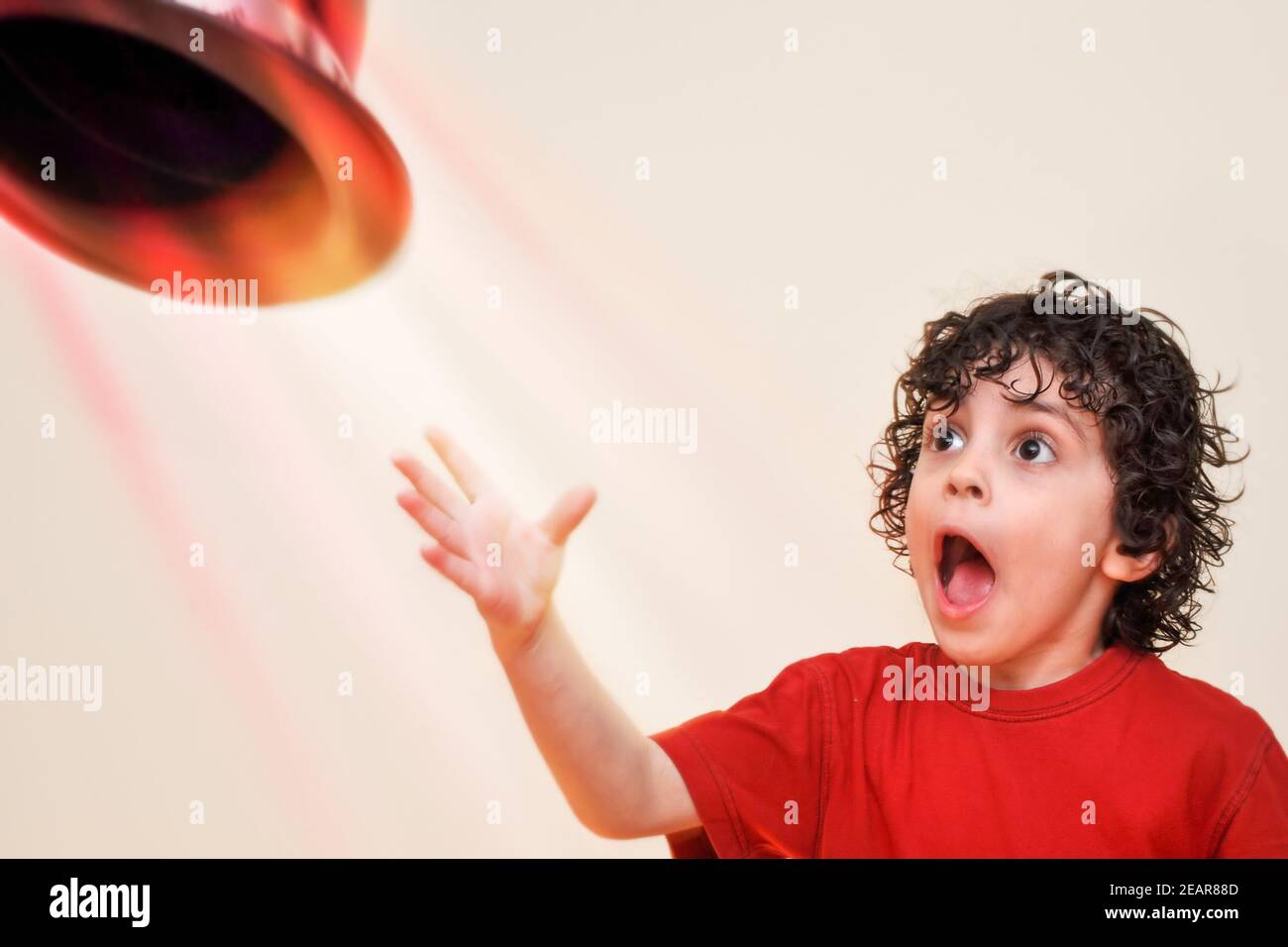 Concept of a surprise Stock Photo