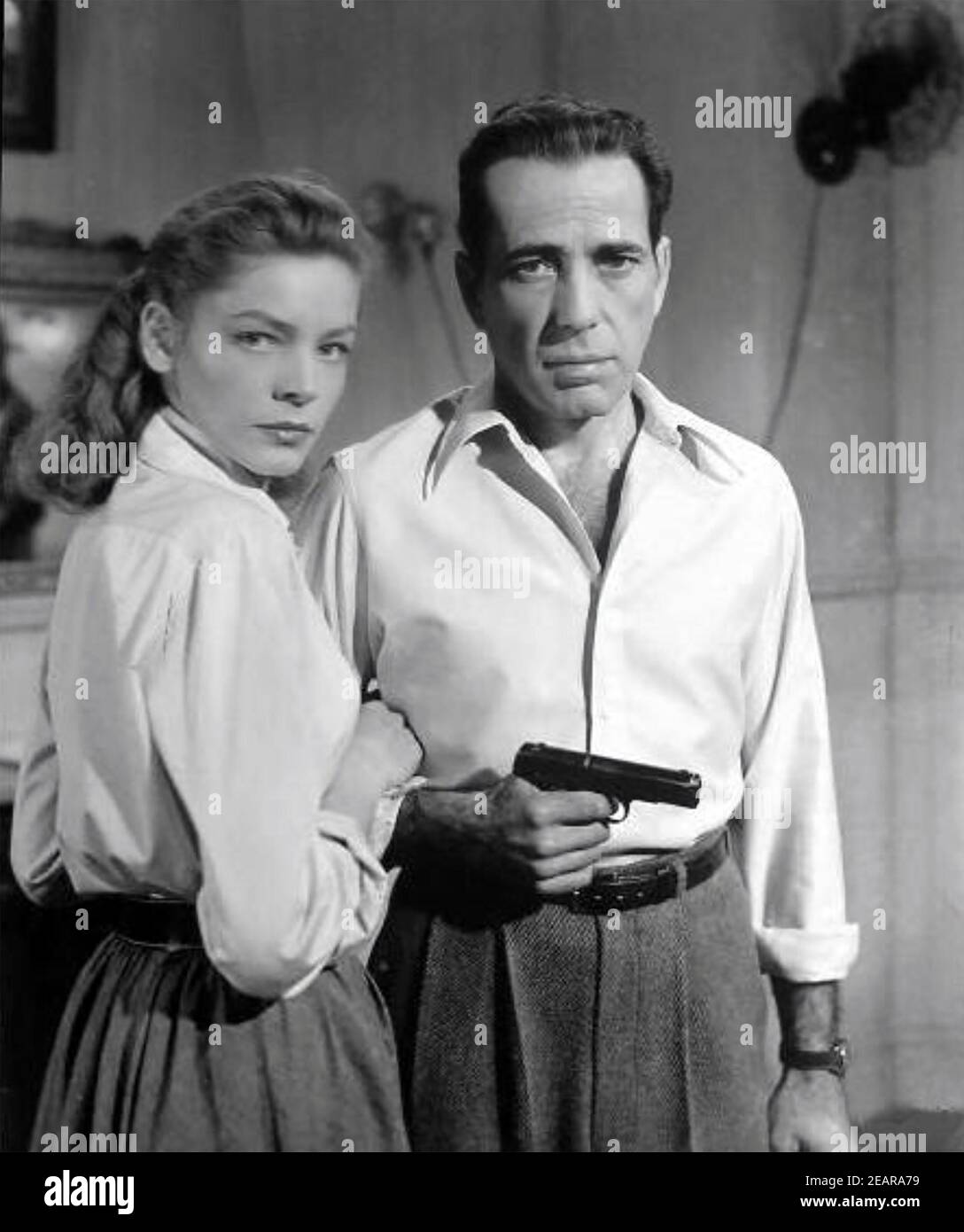 KEY LARGO 1948 Warner Bros film with Lauren Bacall and Humphrey Bogart ...