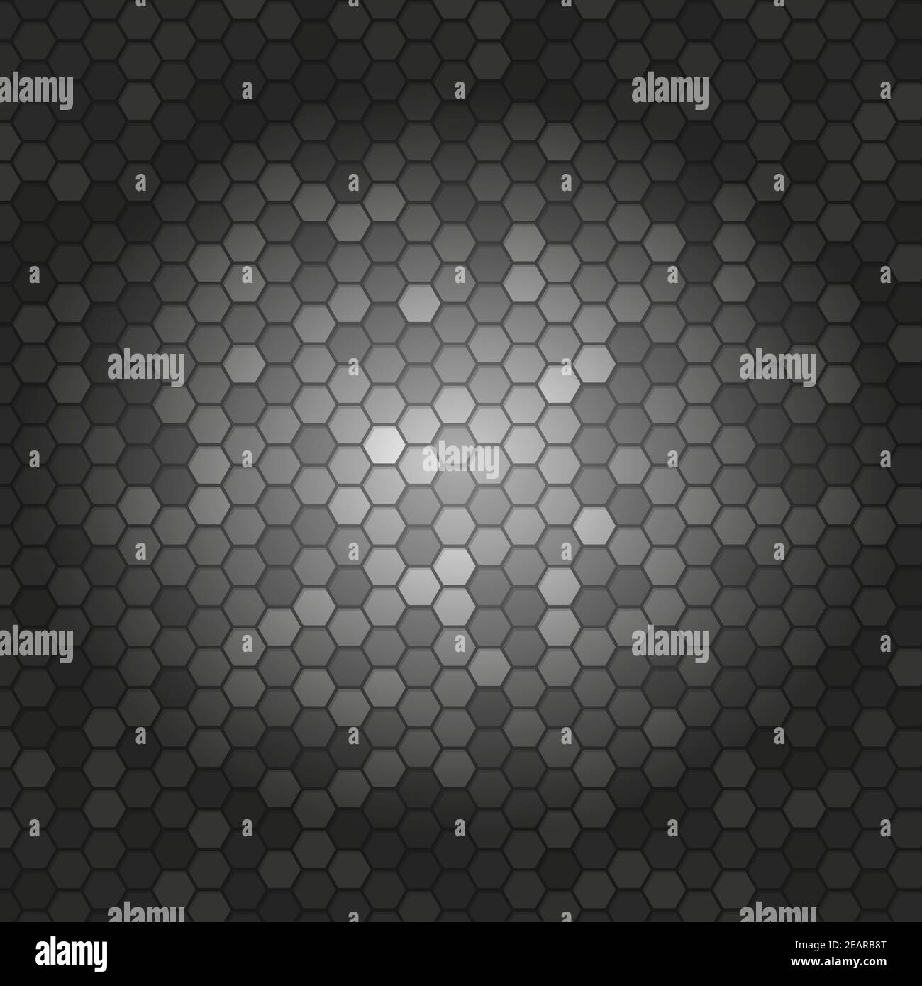Abstract background with many small hexagons - illustration Stock Photo ...