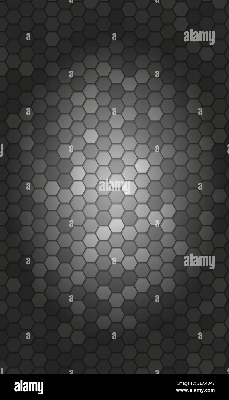Abstract background with many small hexagons - illustration Stock Photo ...