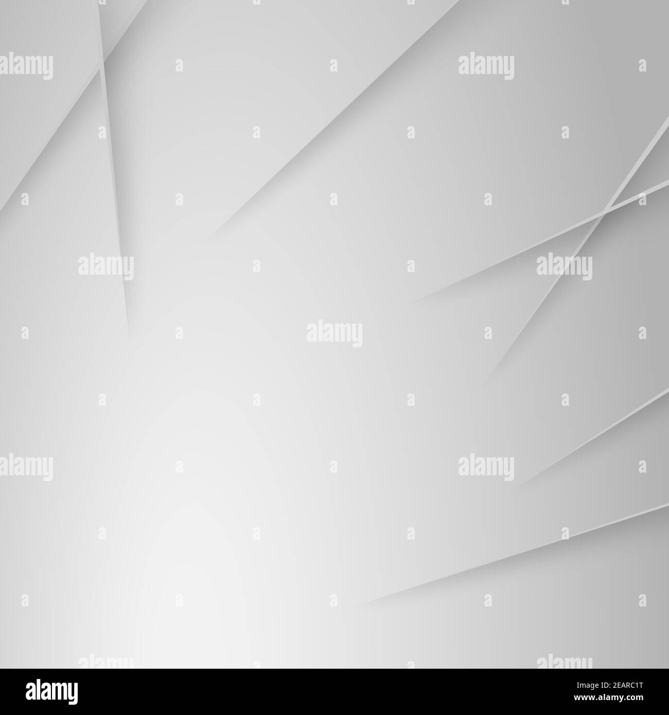 Abstract white panoramic background with lines Stock Photo