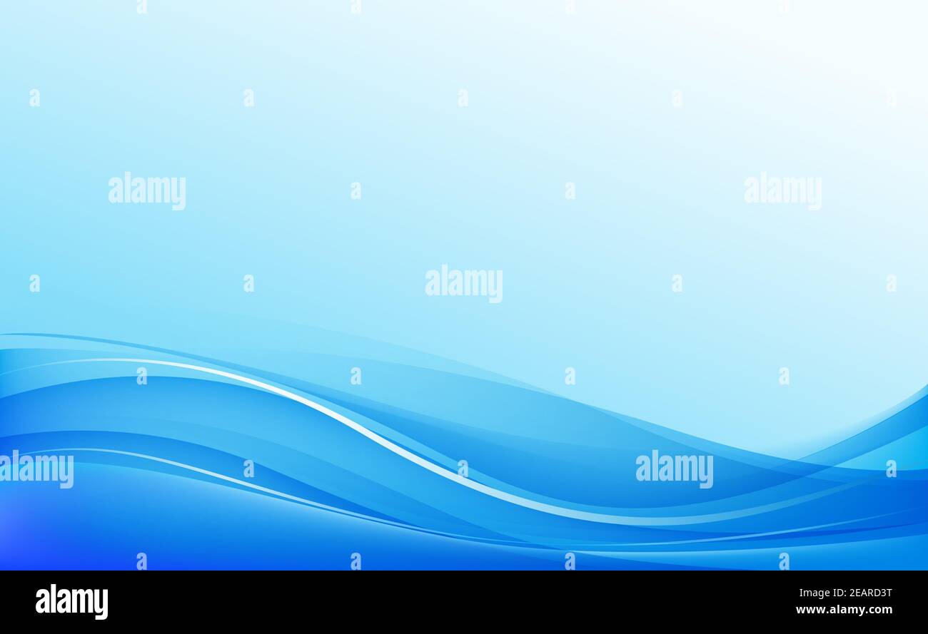 Abstract blue and white background with lines Stock Photo