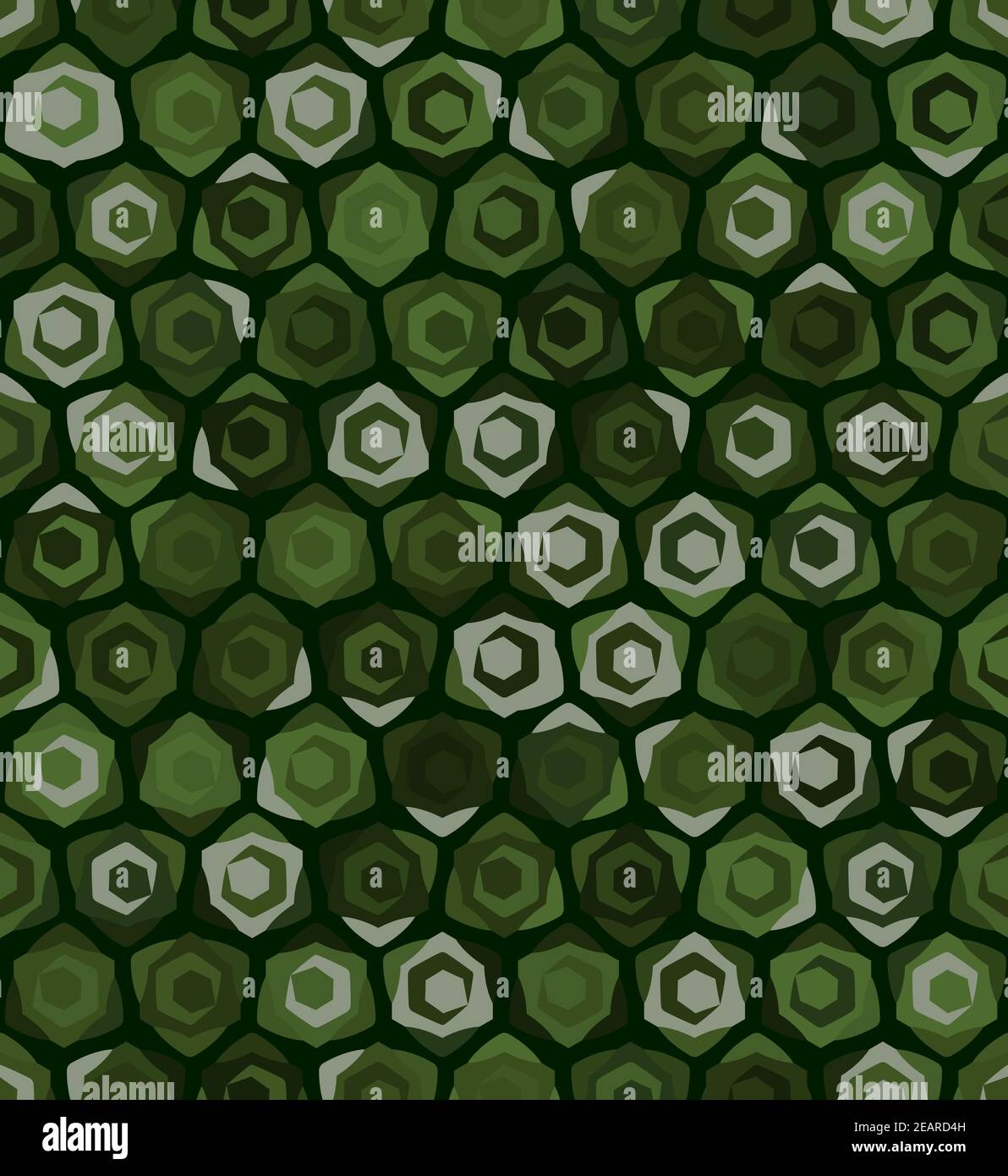 Honeycomb inspired abstract geometric seamless pattern of hexagons ...