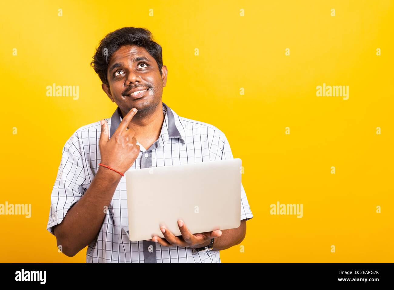 Indian man thinking hi-res stock photography and images - Alamy