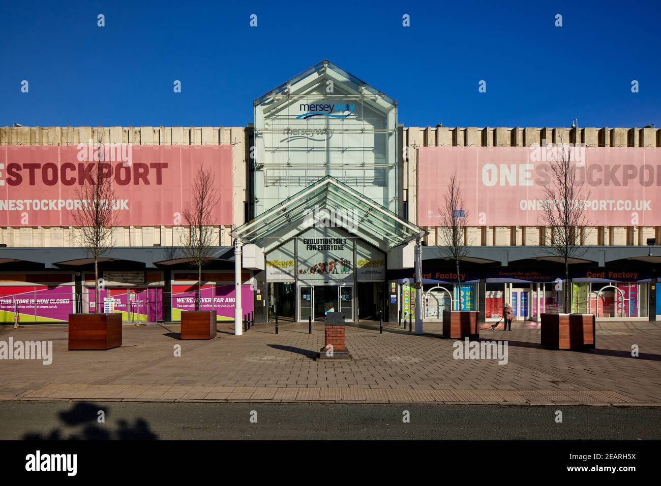 Stockport Merseyway Shopping Centre Stock Photo