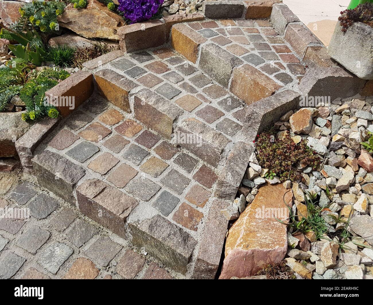 Gartentreppe  Treppe Stock Photo