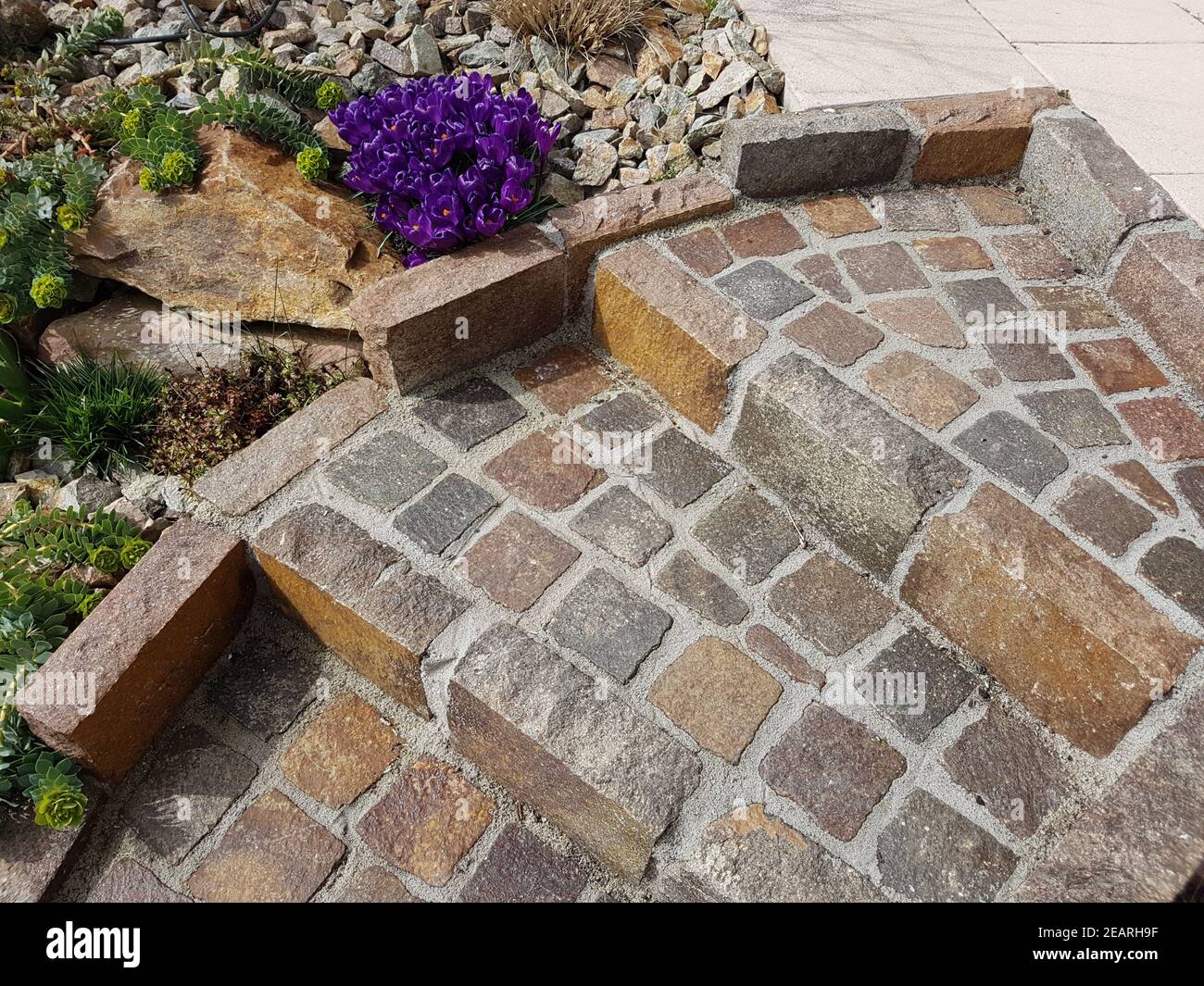 Gartentreppe  Treppe Stock Photo