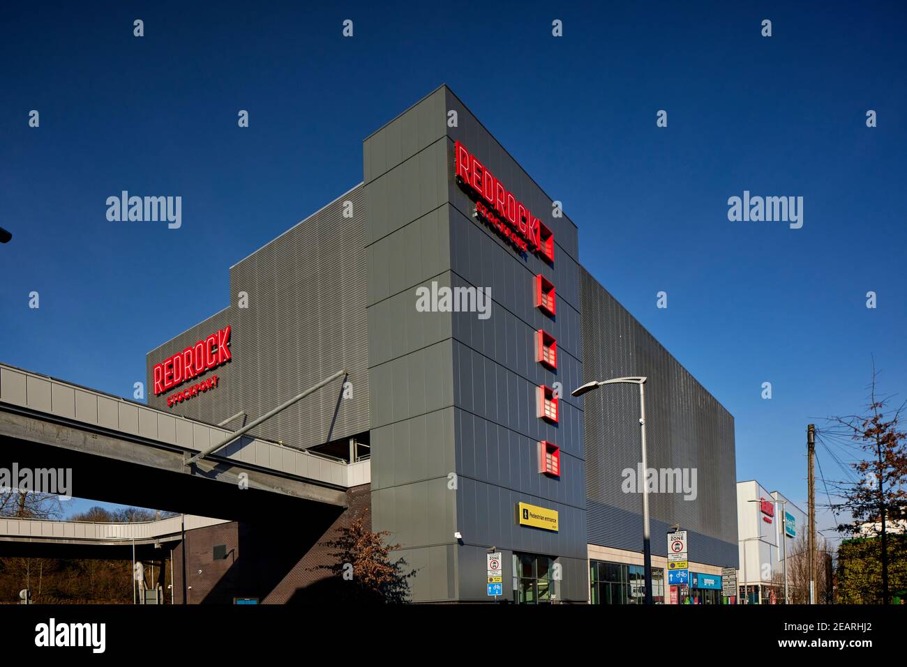 Stockport Redrock NCP carpark Stock Photo Alamy