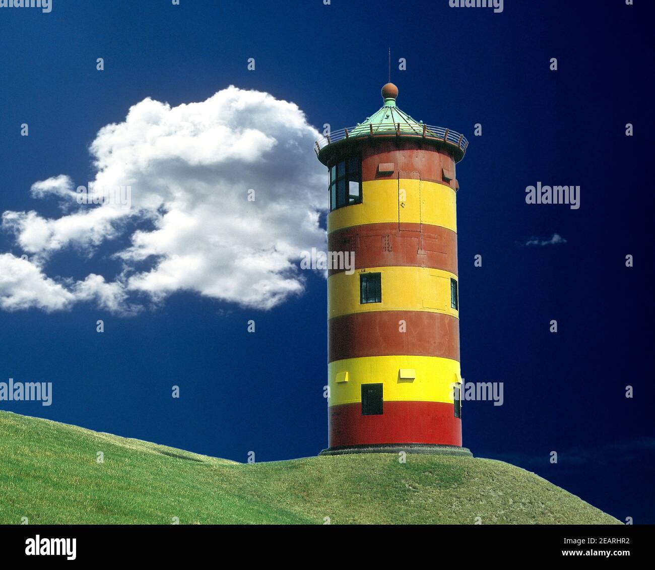 Leuchtturm, Pilsum Stock Photo