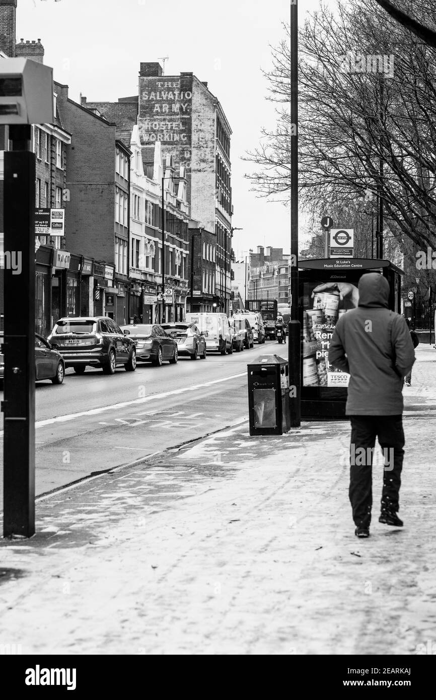 London in the Cold Stock Photo Alamy