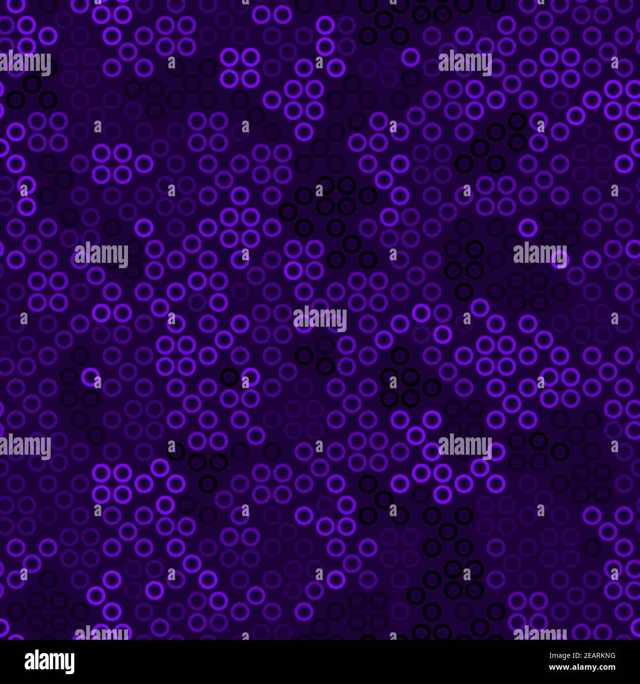 Seamless pattern with purple halftone rings ordered grid vector ...