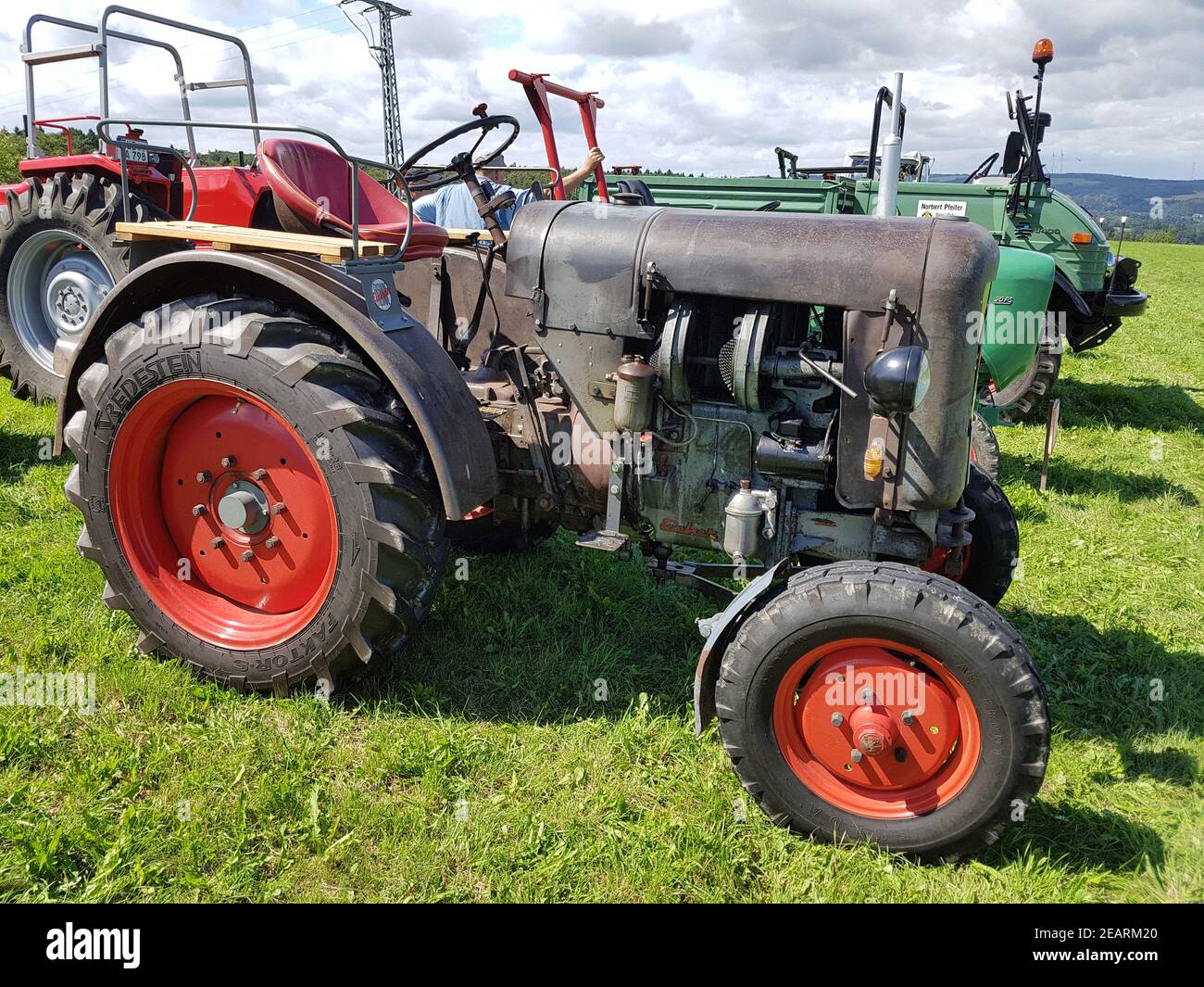 Eicher, Traktoren, Oldtimer Stock Photo - Alamy