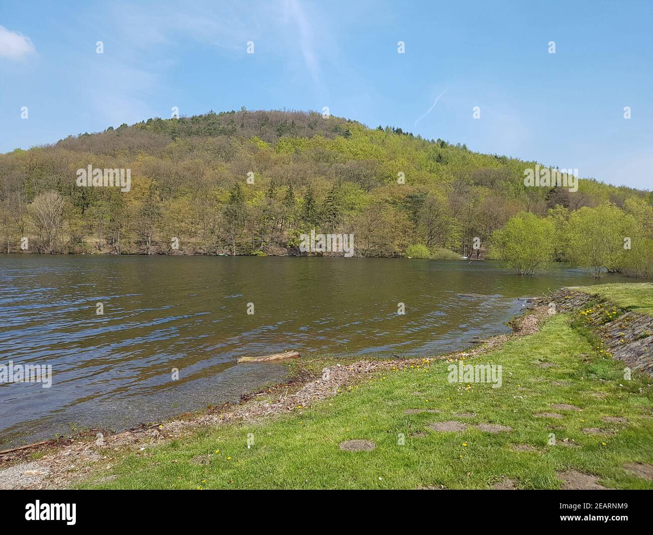 Edersee, Rehbach, Bucht Stock Photo