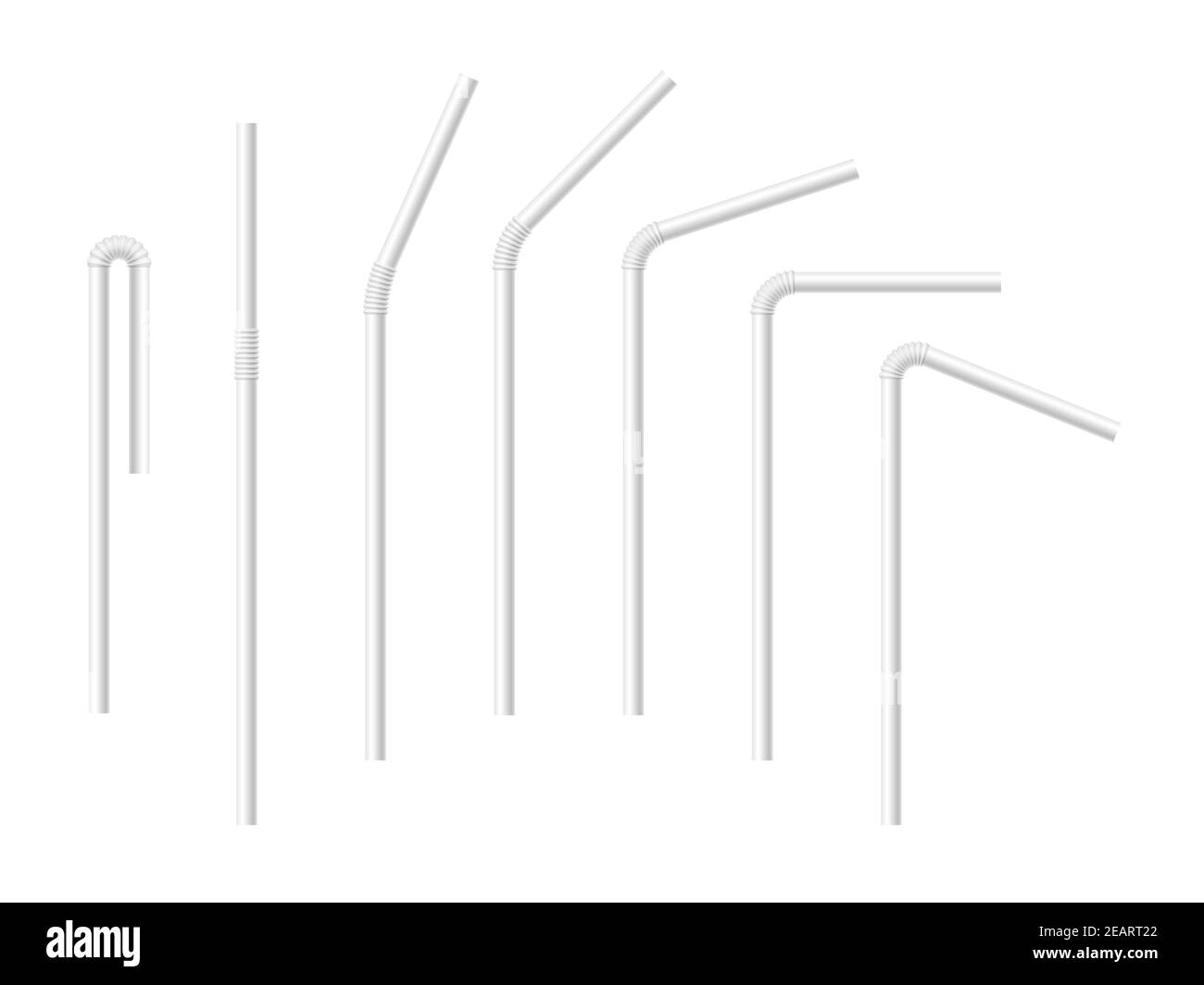 Drinking straws Black and White Stock Photos & Images - Alamy