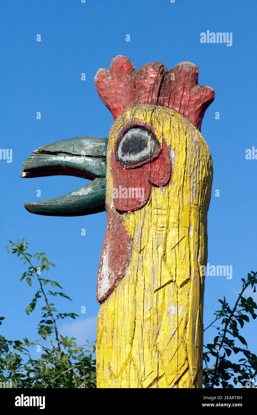 Glasgarten, Arnbruck, Kunstwerke Stock Photo