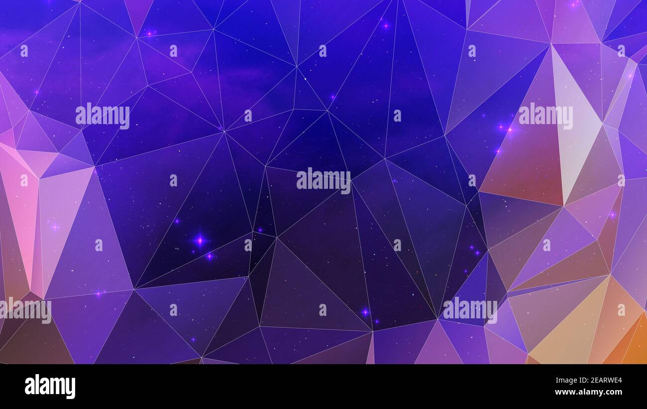 Polygon & Geometrics textures background Stock Photo