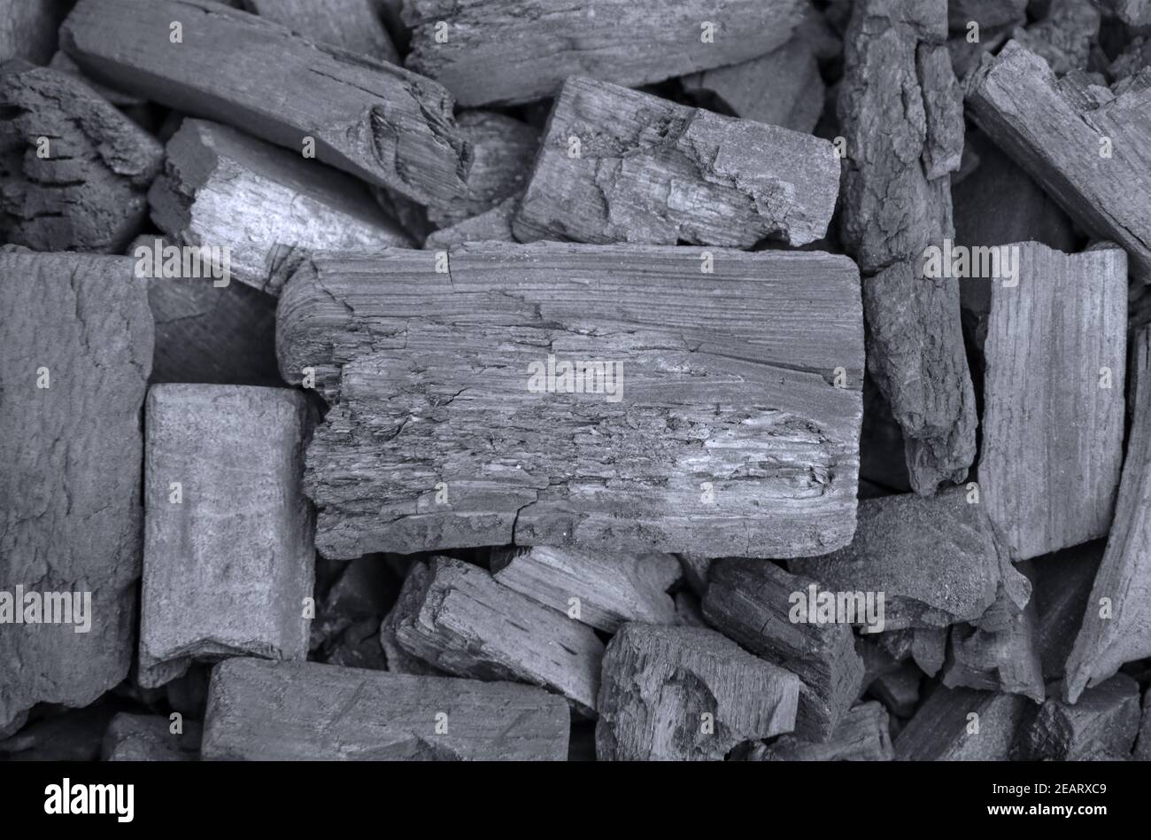 Coals for barbecue. Stock Photo