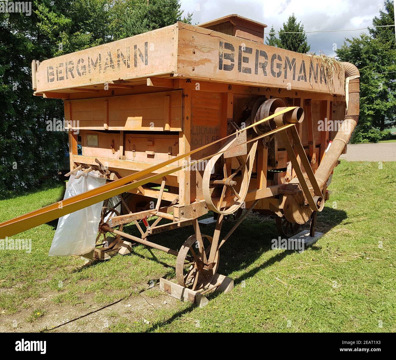 Dreschmaschine, Bergmann Stock Photo