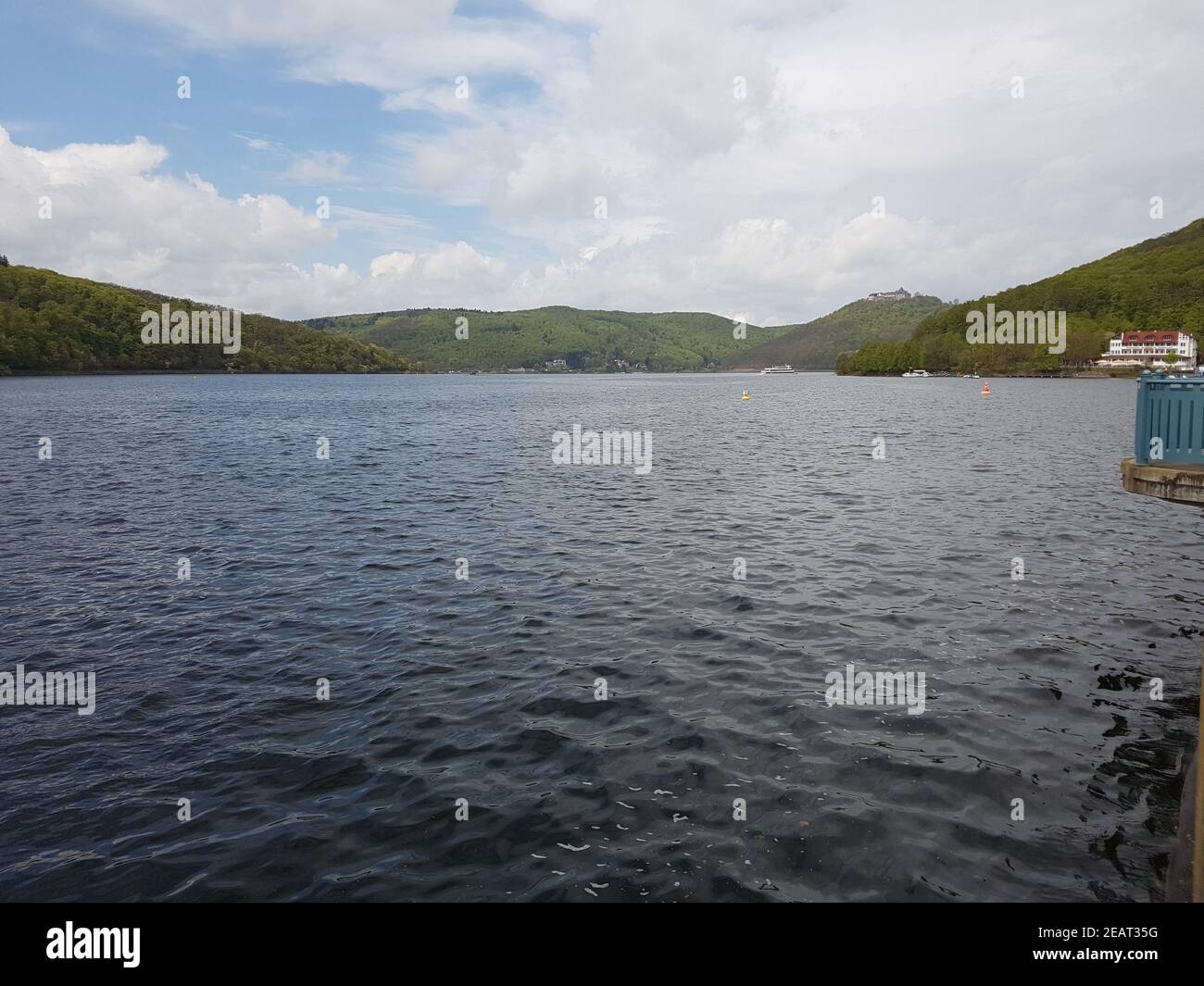 Edersee, Ederstausee, Deutschland, Naturpark, Kellerwald-Edersee, UNESCO Stock Photo