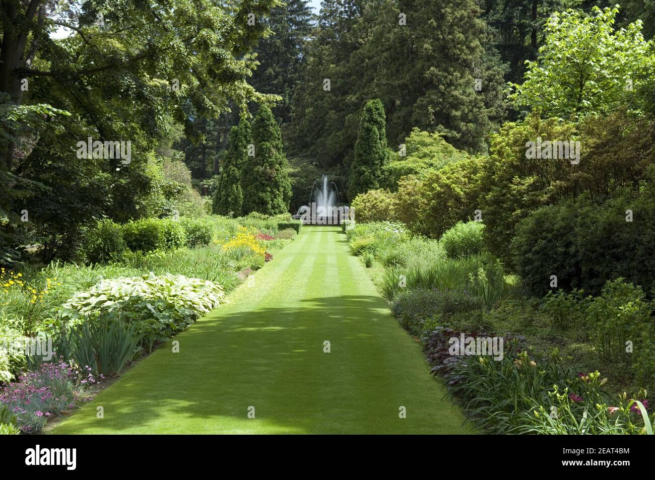 Villa Taranto Stock Photo