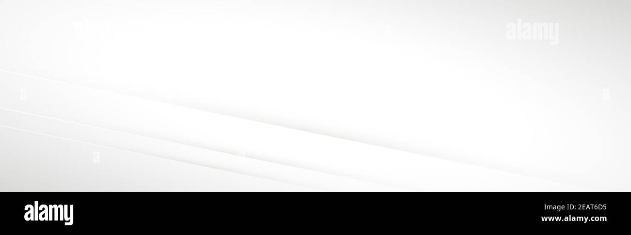 White vector panoramic background with wavy lines Stock Photo - Alamy