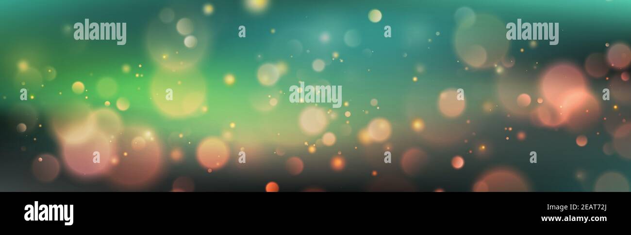 Blurred large panoramic summer background multicolored gradient Stock Photo