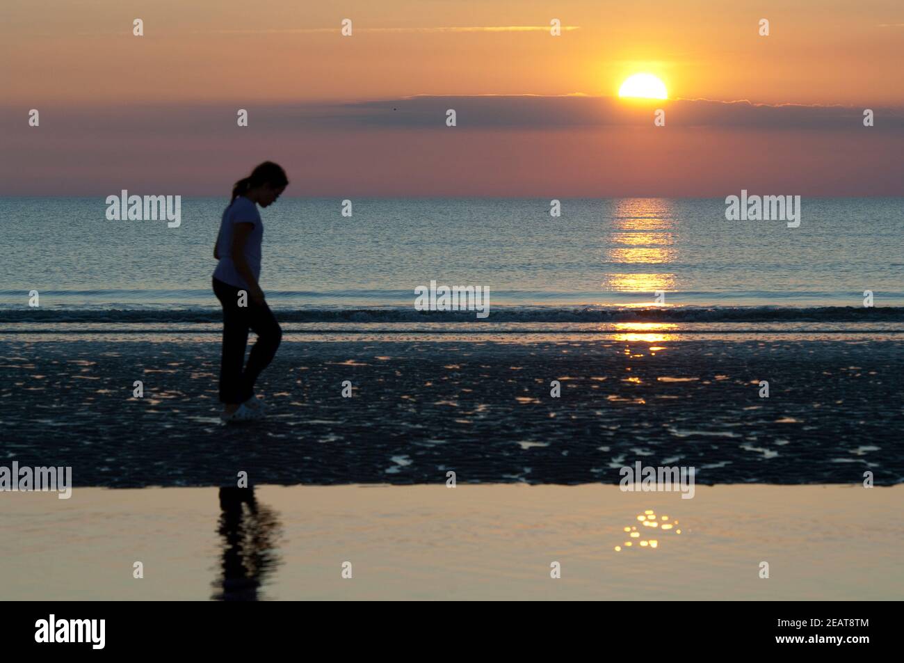 Sonnenuntergang, Abendrot, Abend Stock Photo
