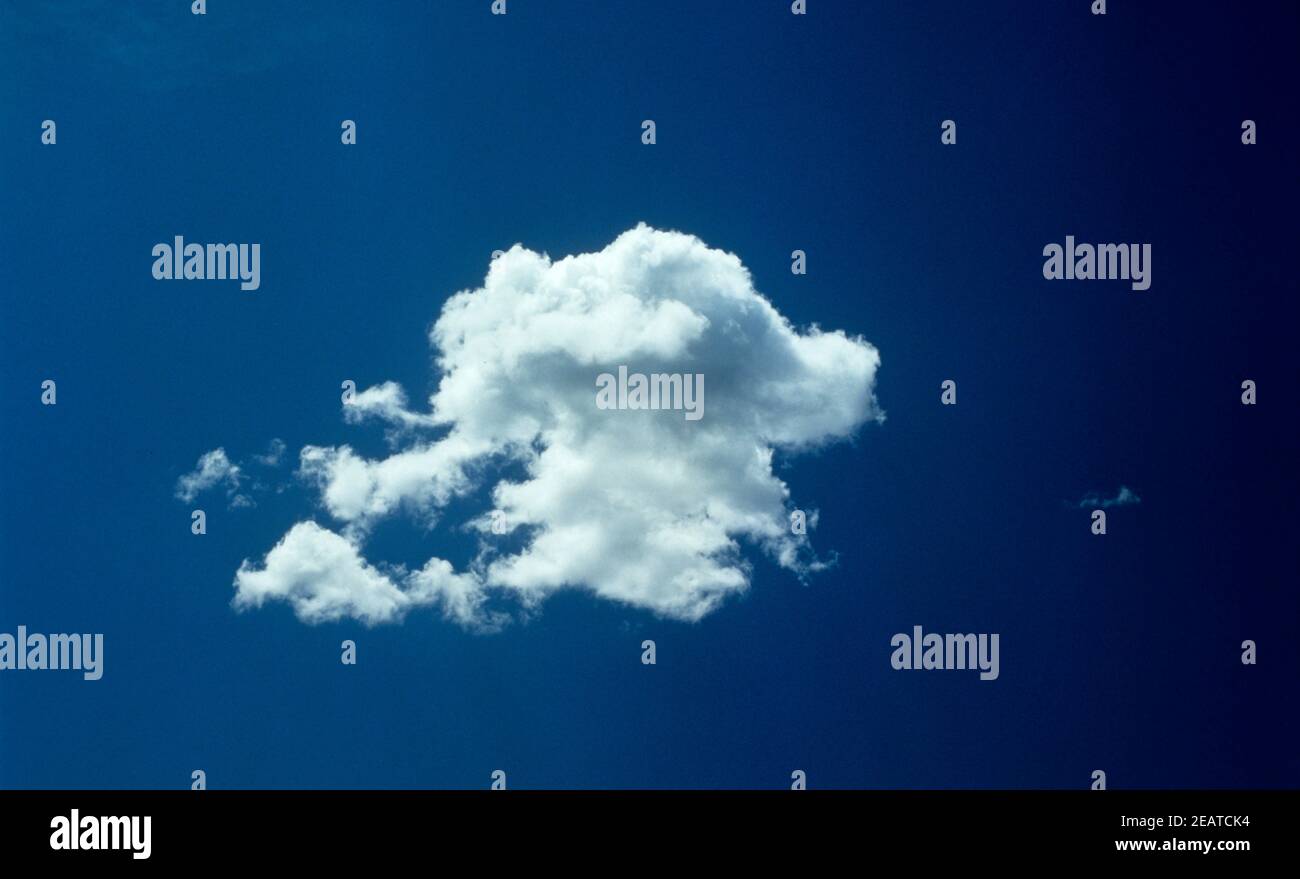 Wolke  Blauer Himmel Stock Photo