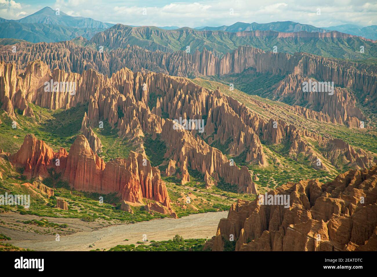 Strange rock formations in Bolivia Stock Photo