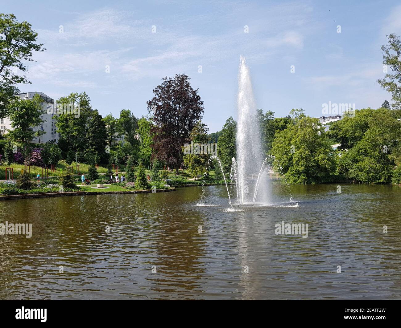 Kurpark, Bad Schwalbach Stock Photo Alamy