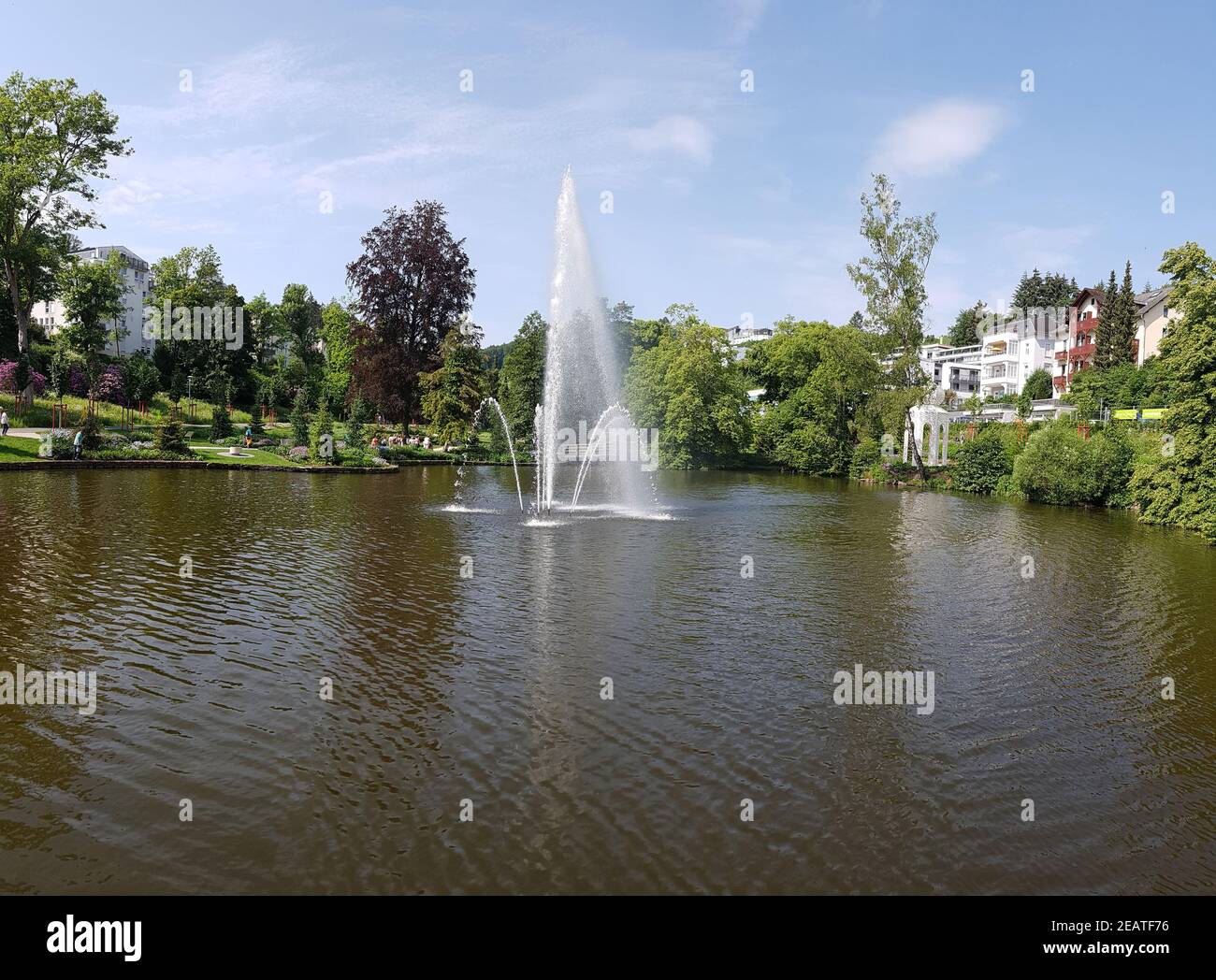 Kurpark, Bad Schwalbach Stock Photo Alamy
