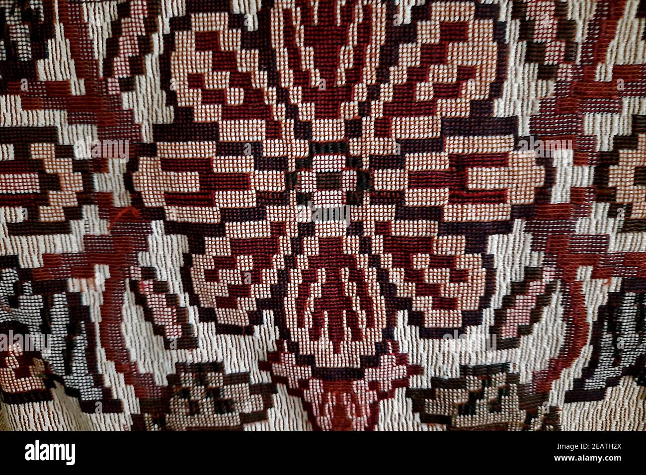 Structure of Hand Loom Fabric Stock Photo Alamy