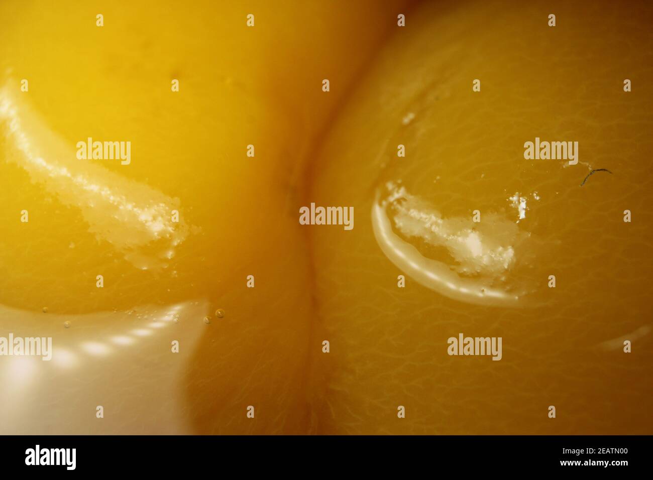 Canned Peaches Halves Sprinkled With Syrup Stock Photo Alamy