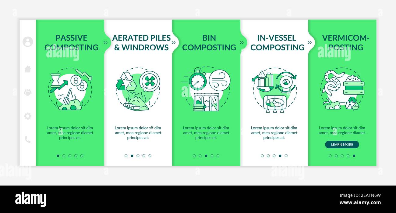 Decompaction Methods Decomposition methods onboarding vector template Stock Vector Image ...