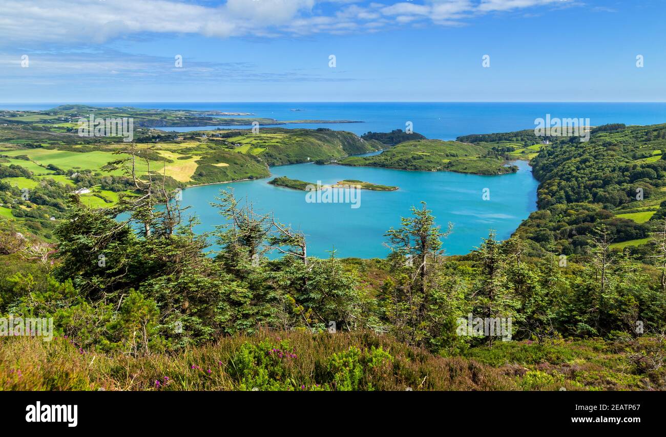 Lough Hyne in Ireland Stock Photo Alamy