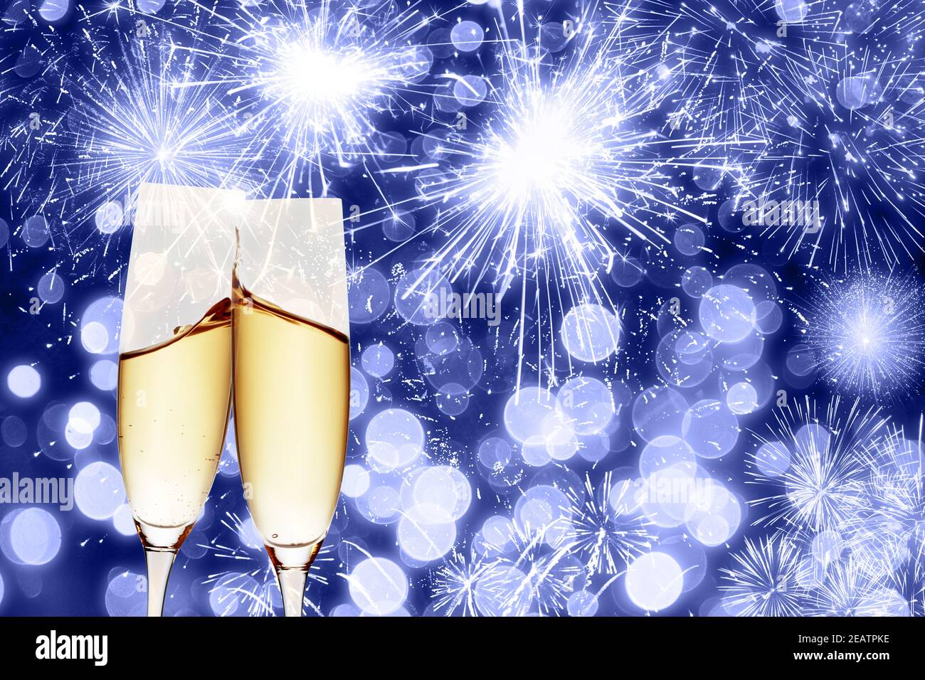 New years eve celebration background with champagne Stock Photo - Alamy