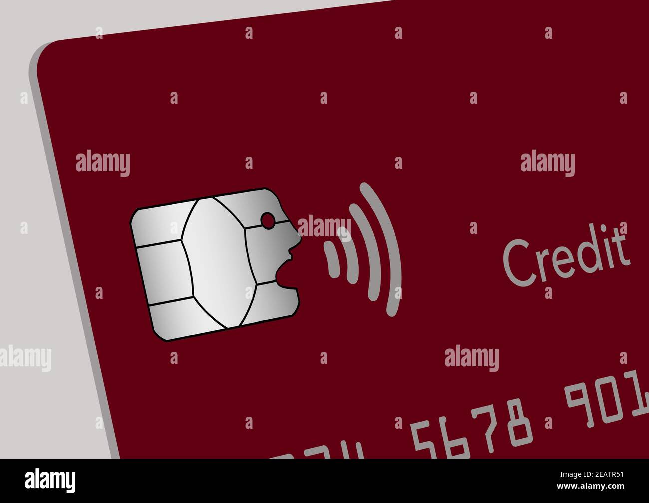 An EMV chip appears to be speaking with the near field communication