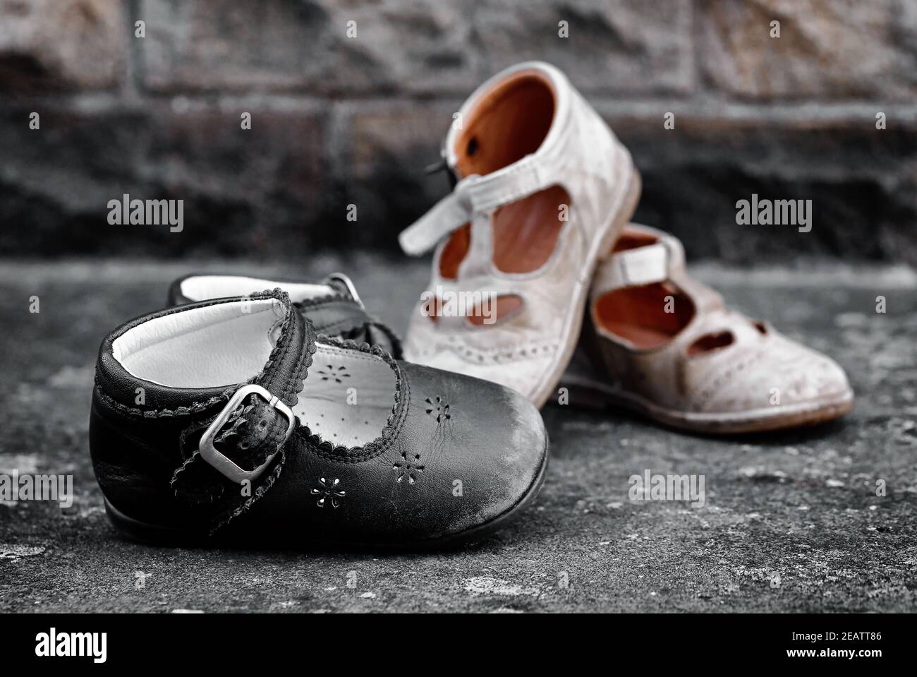 Two pairs of shoes hi-res stock photography and images - Alamy