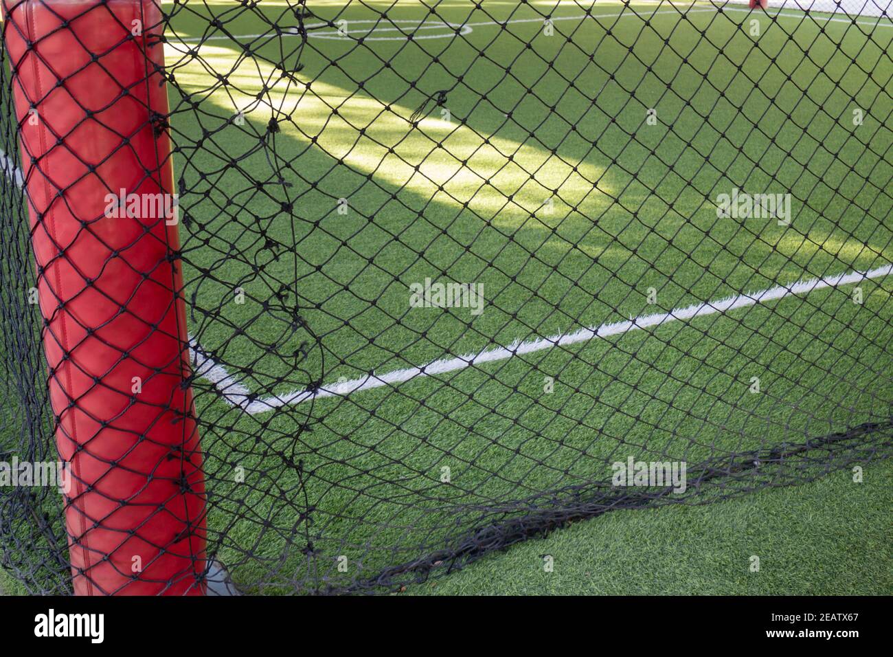 Indoor football soccer training field Stock Photo Alamy