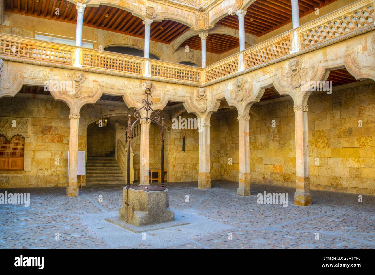 Spain Library. Interior Medieval spanish library interior hi-res stock photography and images ...