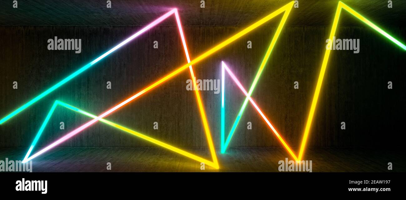 abstract background with bright neons in different colors Stock Photo Alamy