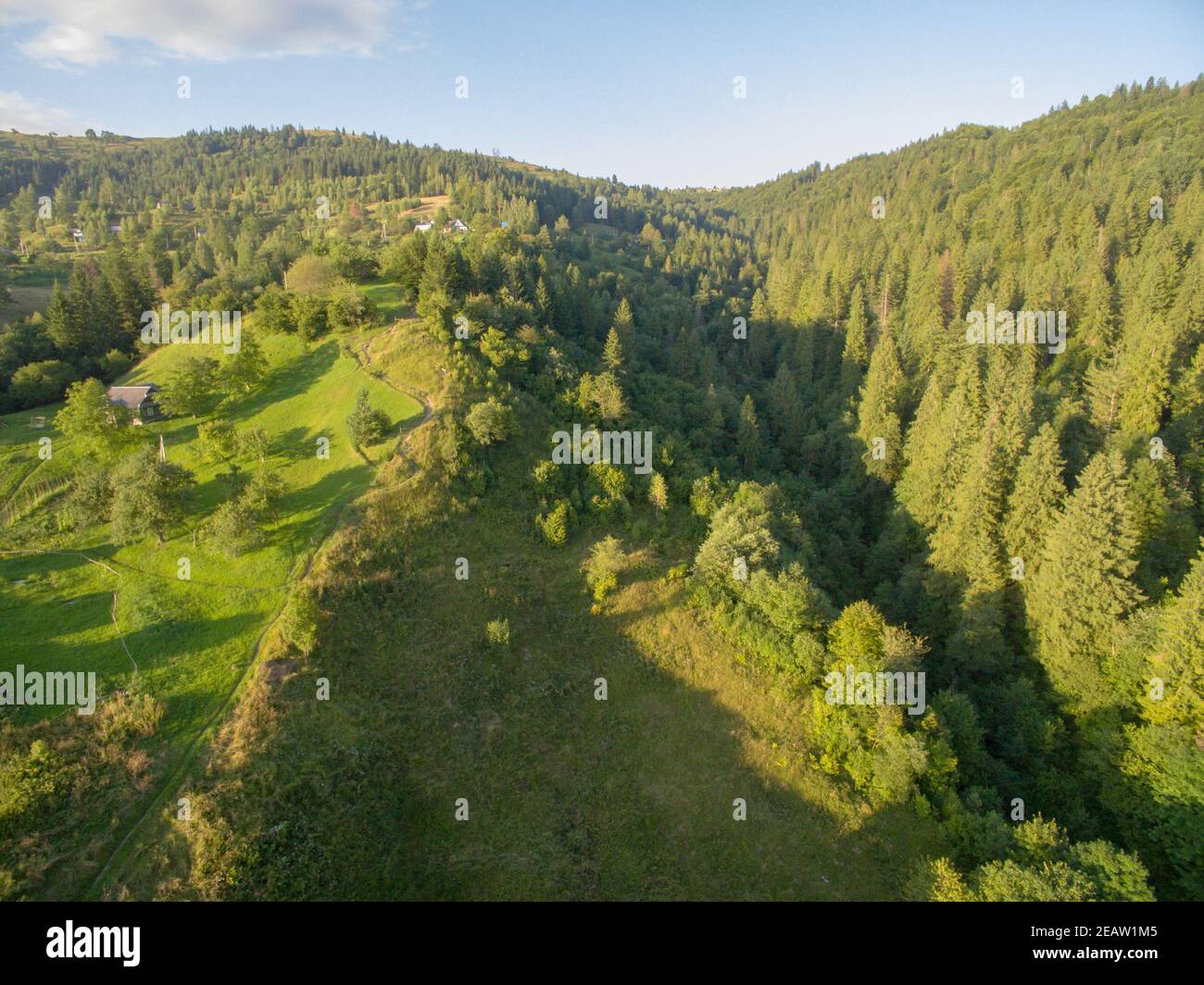 Wooded Ridges Mountainous wooded country hi-res stock photography and images - Alamy