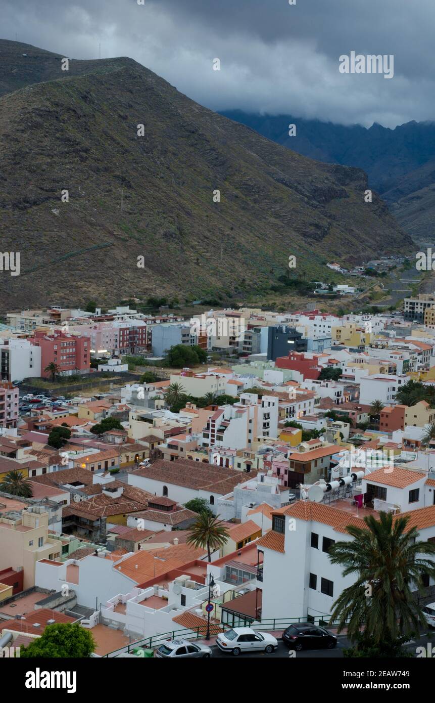 City of San Sebastian de La Gomera. Stock Photo