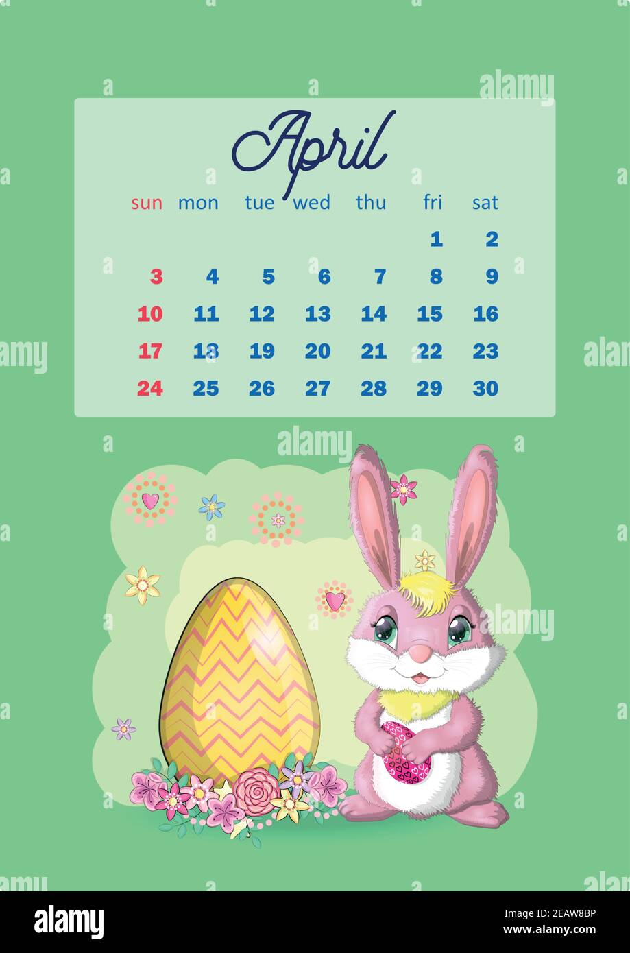 Calendar 2022 With Cute Cardboard Animals For Every Month. Tiger, Snow Leopard, Red Panda, Cat, Hippo, Owl, Lion, Hare, Fox, Hamster, Cow. Vertical Ca Stock Vector Image & Art - Alamy