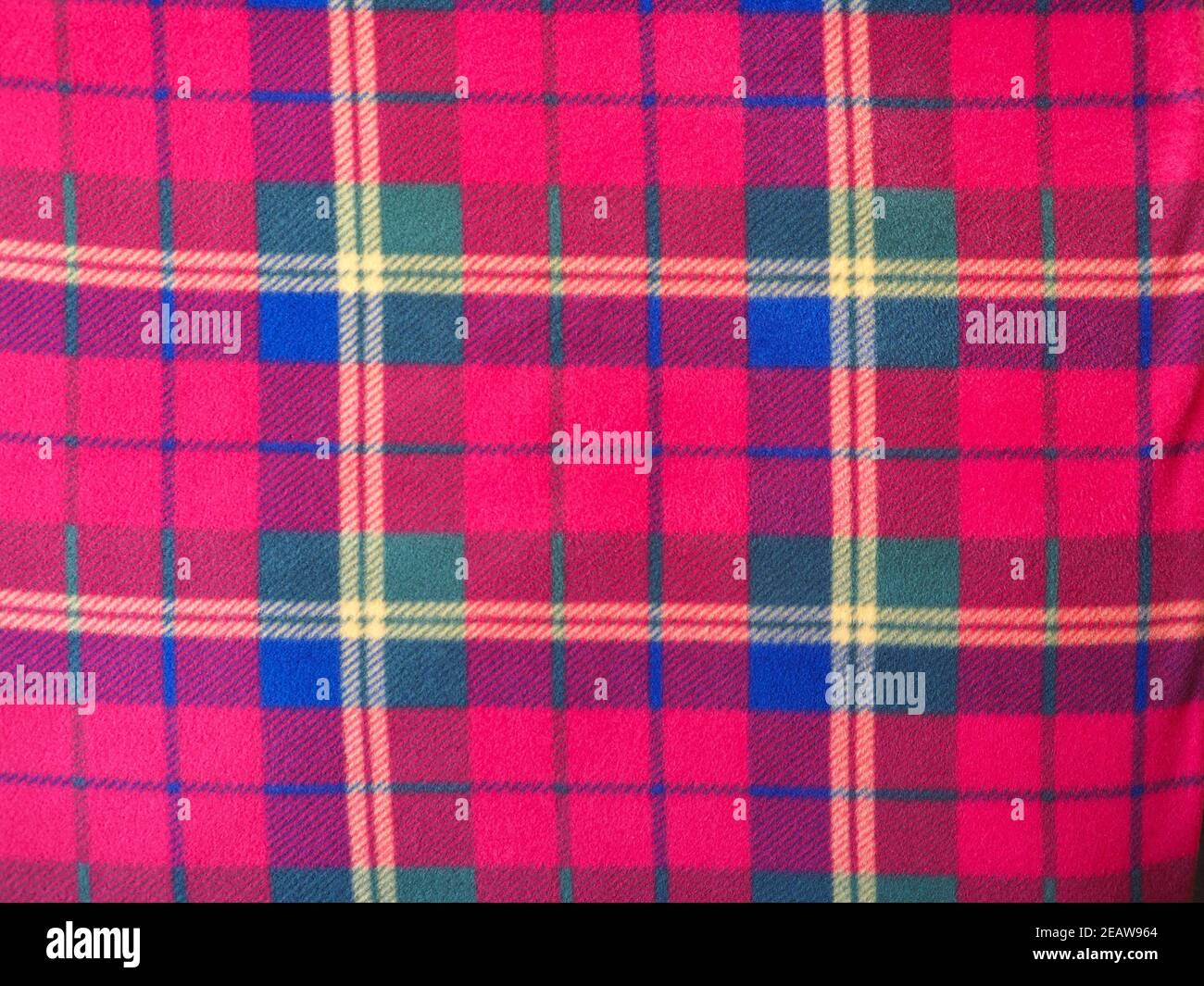 red green blue and yellow tartan texture background Stock Photo - Alamy