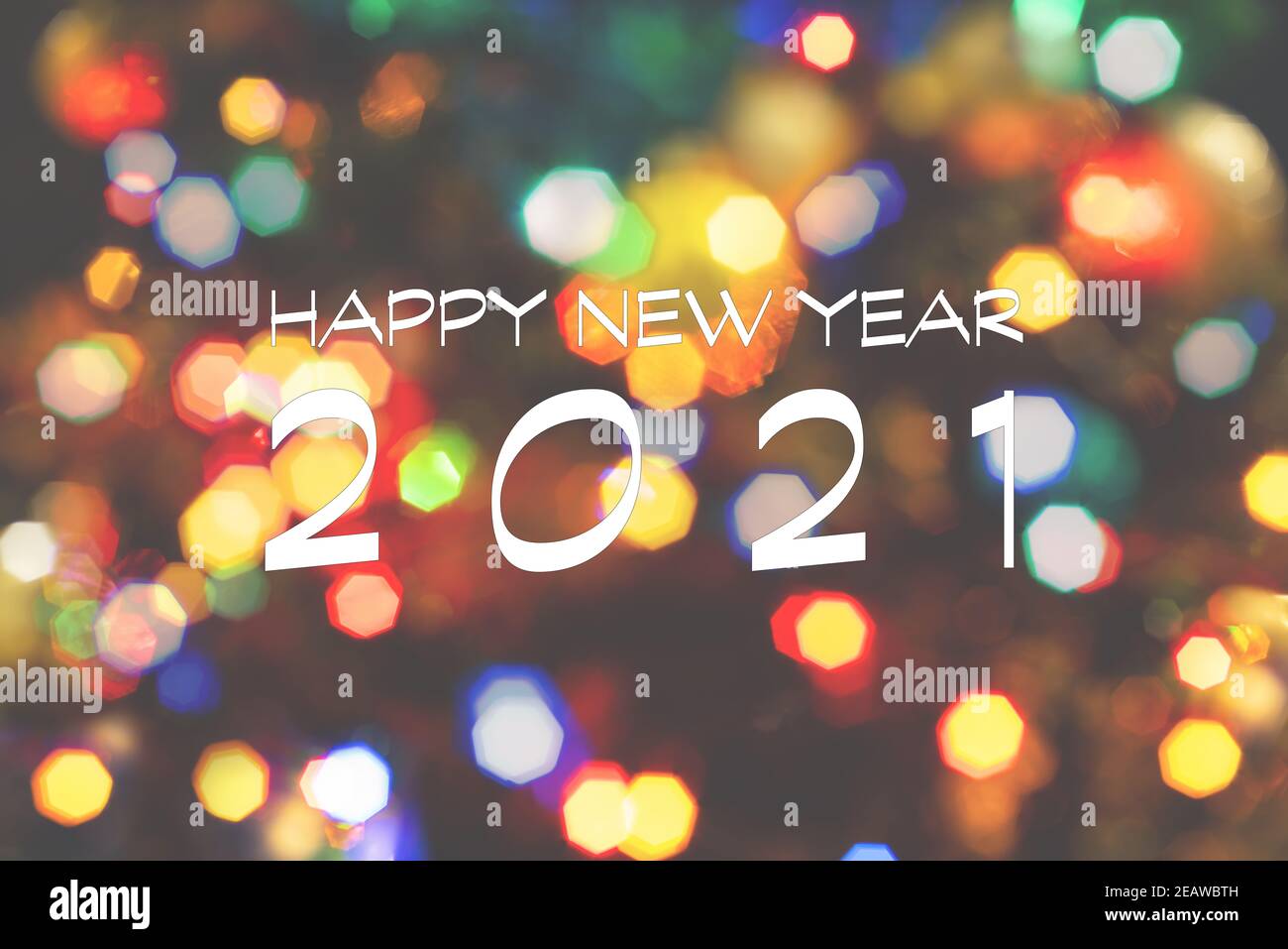 Happy New Year greeting card. 2021 Stock Photo Alamy