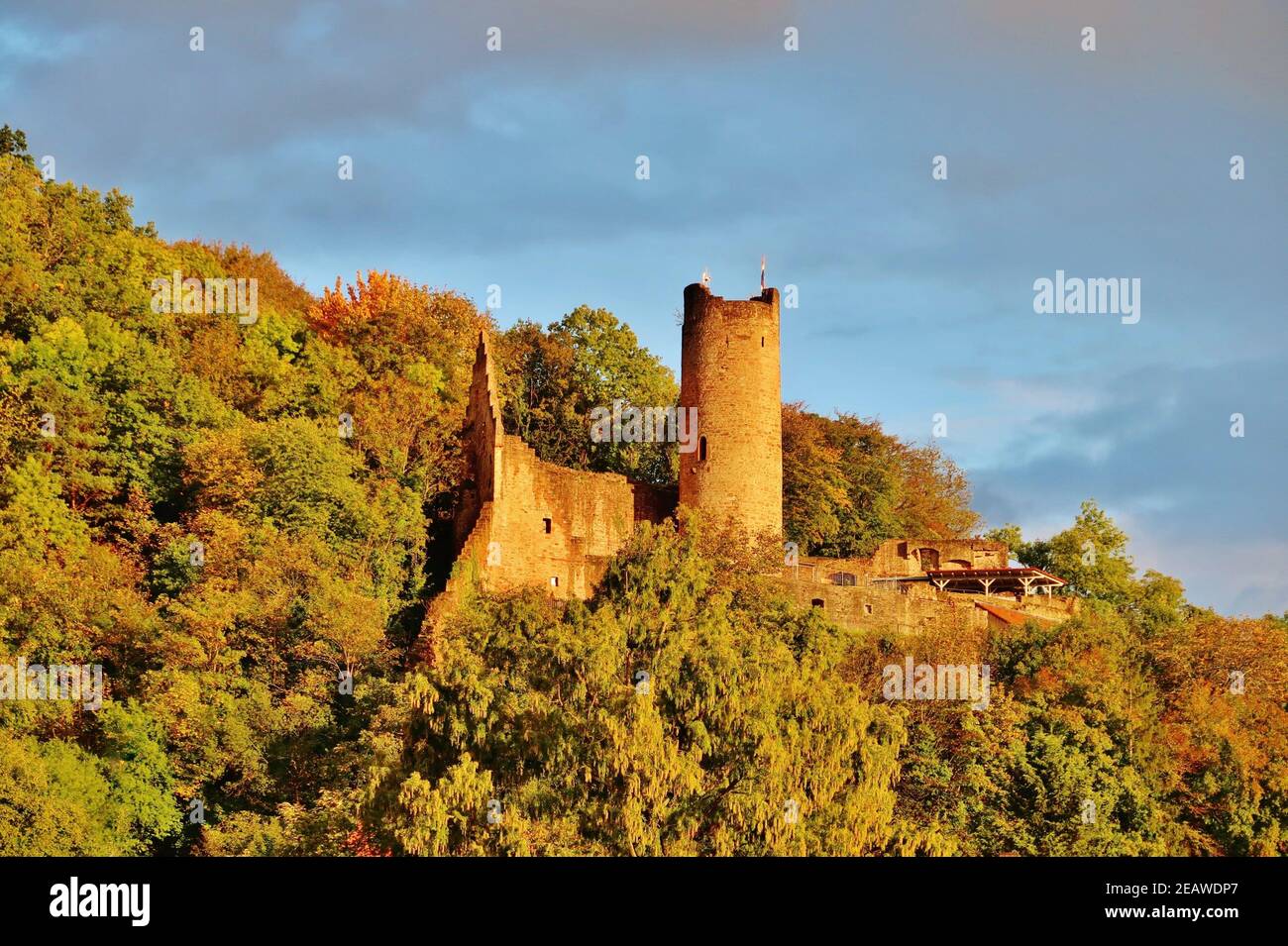 Ruine Scherenberg, Gemünden am Main Stock Photo Alamy