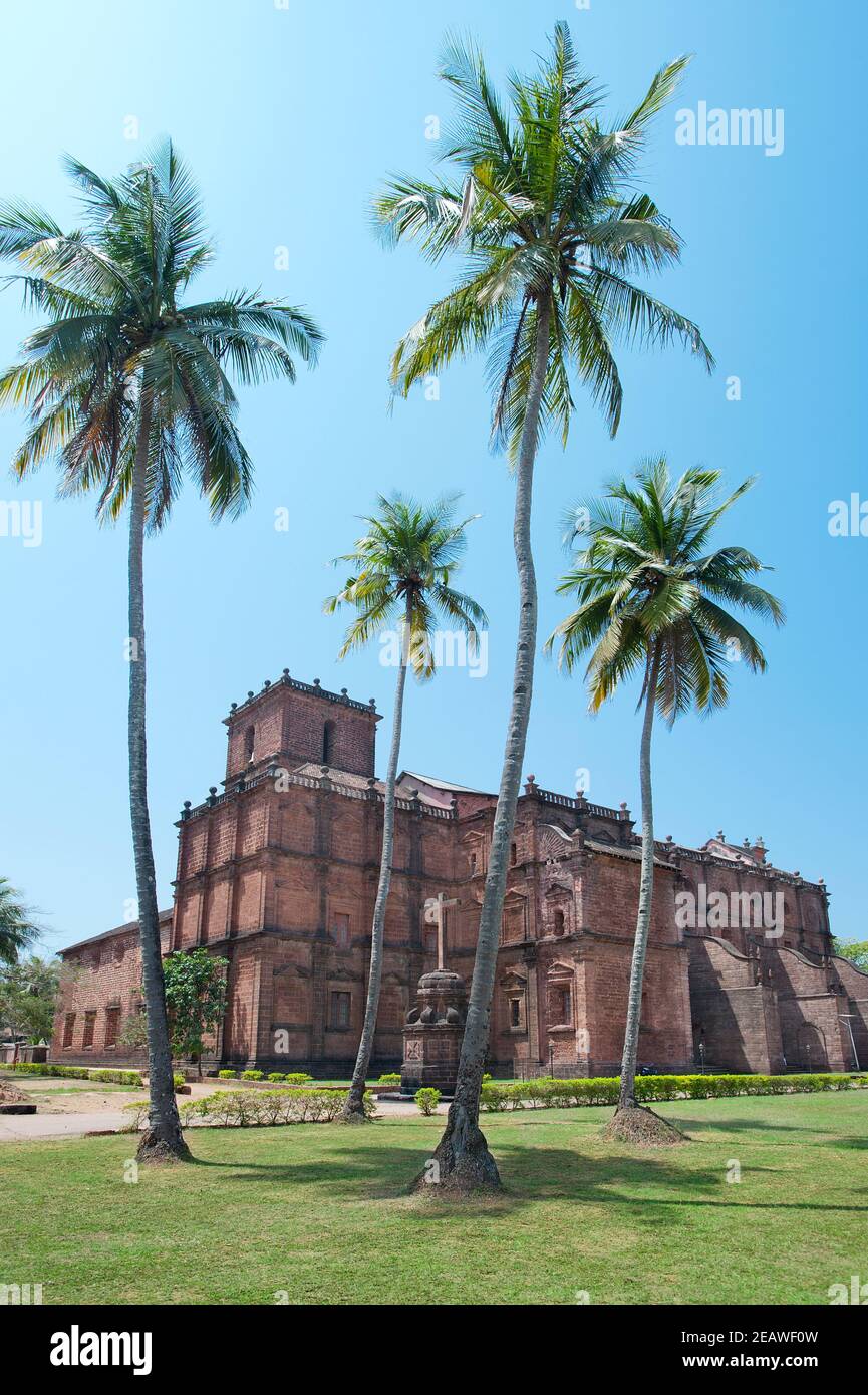 Basilica of Bom Jesus, Old Goa, Goa, India Stock Photo