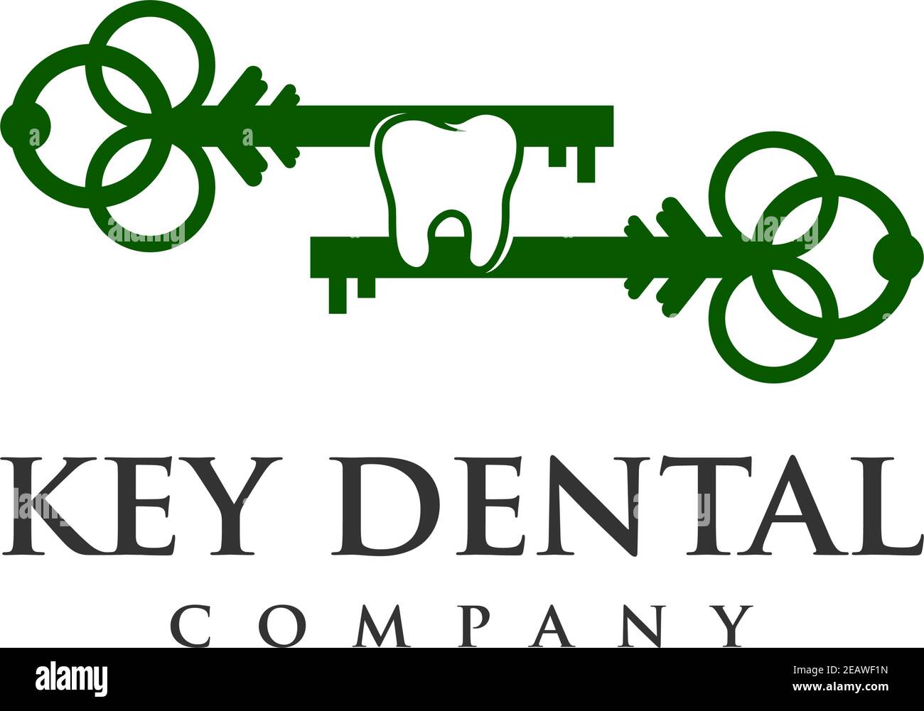 key dental logo four your company Stock Vector Image & Art Alamy