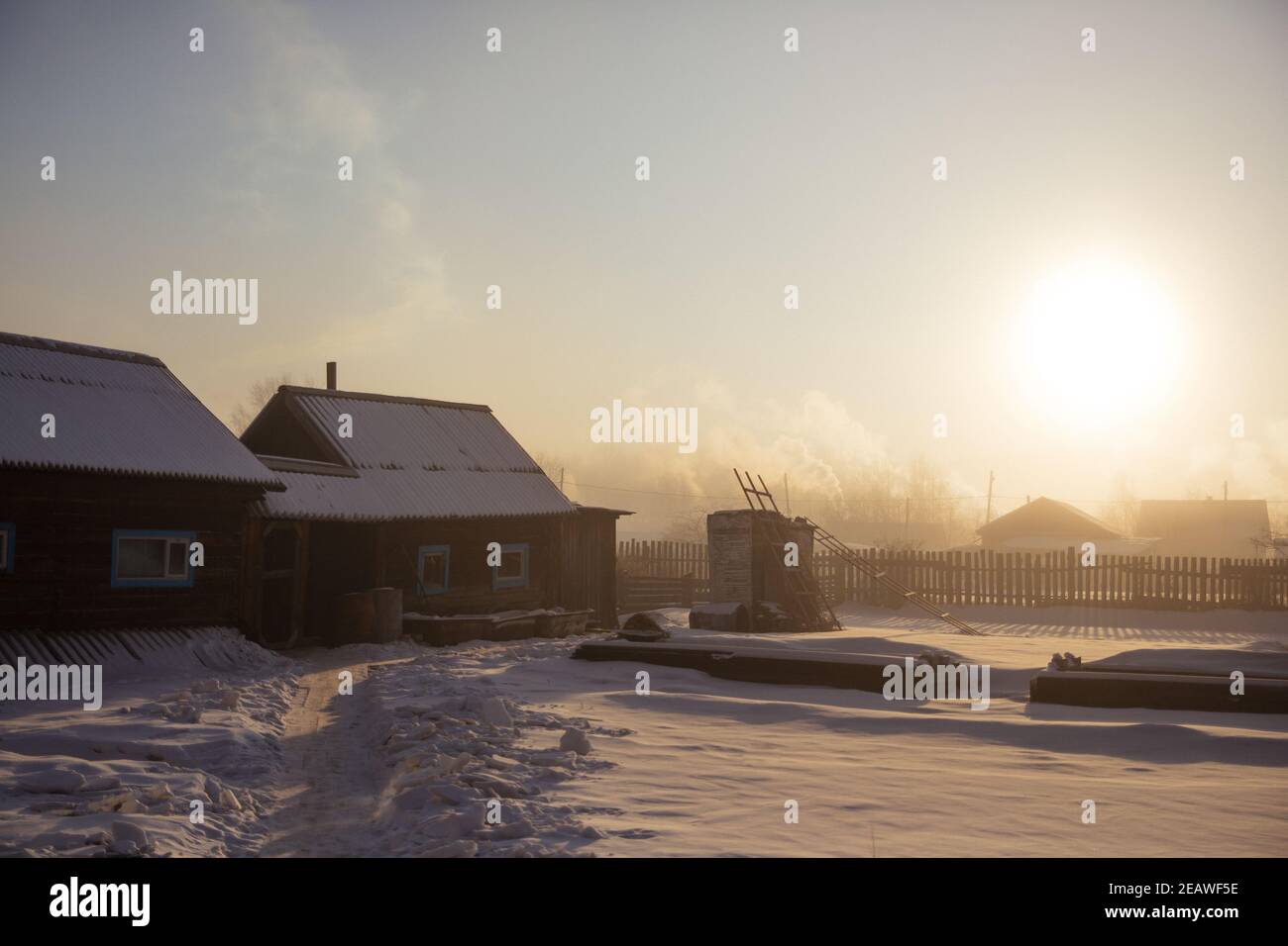 Russian national dress snow hi-res stock photography and images - Alamy